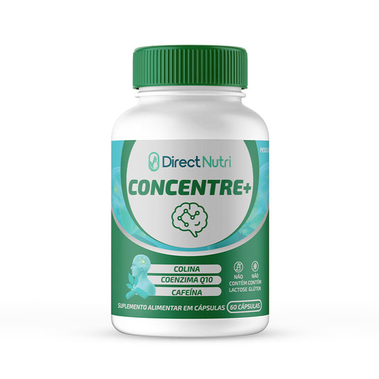 Concentre+ 60 cápsulas – Foco, Memória e Clareza Mental
