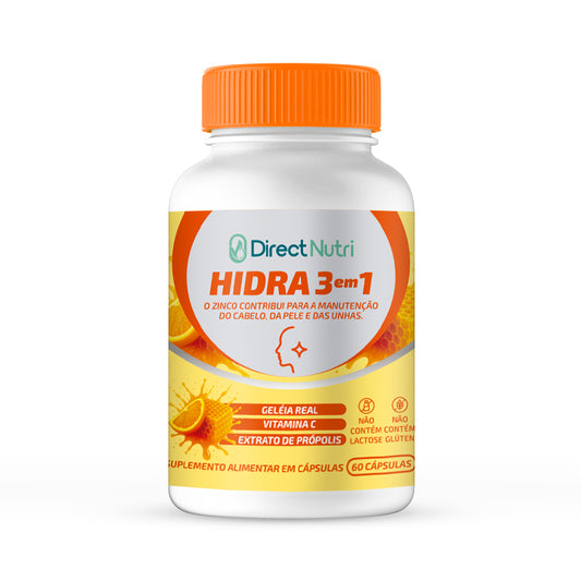 Hidra 3 em 1® 60 Cápsulas - Suplemento natural